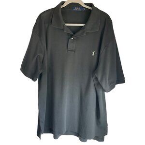 Polo Ralph Lauren Mens Sz 1XB Big Polo Shirt Dark Gray Cotton Classic Preppy